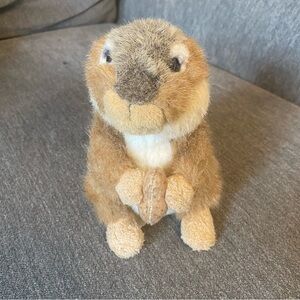 Vintage Animal House Chipmunk Plush 6.5” Stuffed Animal with Peanut GUC